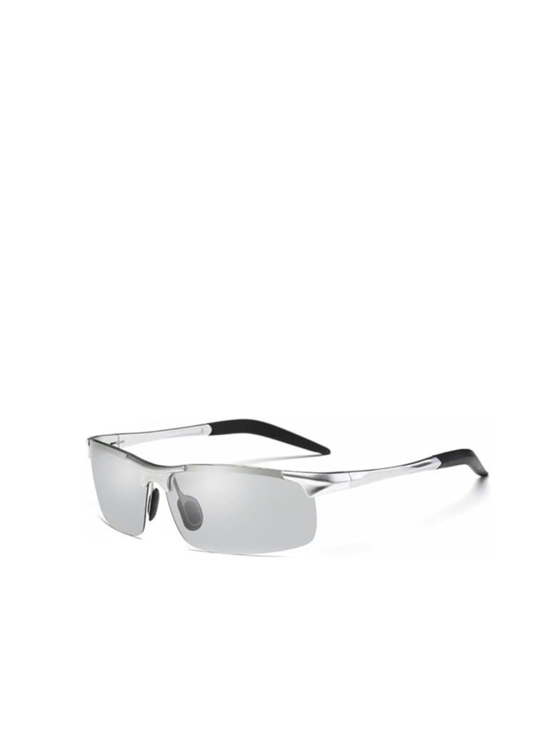 Aluminum-Magnesium Spectacle Frame Polarized Sports Sunglasses - Image 1